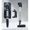 Bombín De Mano Bici Beto Cmp-02 Aluminio 100psi Con Soporte Aluminio - Negro