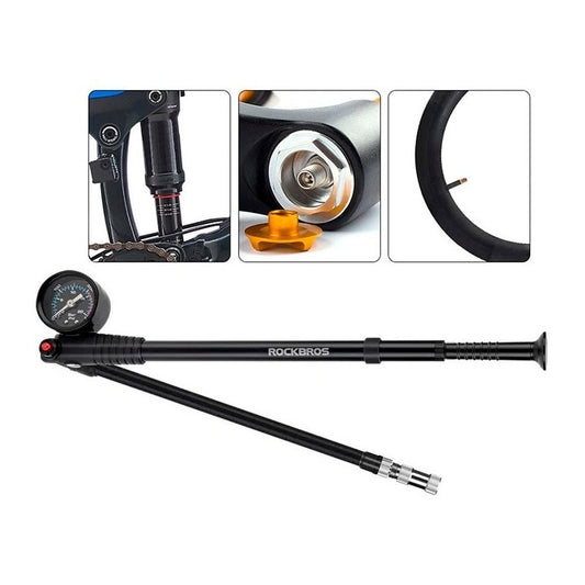 Bombin Suspension Horquilla Shock Tija Alta Presión 300psi Mi tienda-Repuesto-de-bicicleta