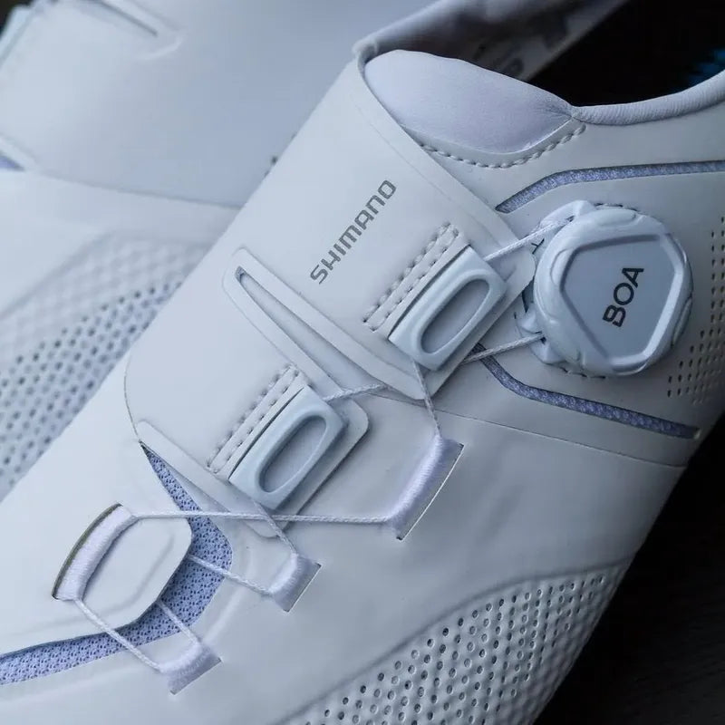 Zapatos Bicicleta Spd Anclaje Shimano Rc3 Carretera Ruta Blanco 43 Eu