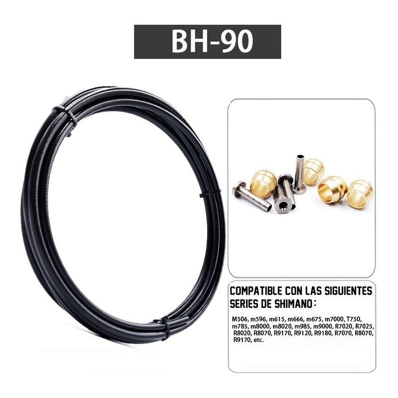 Flexible Freno Hidraulico Sm-bh90 2.5 Metros Para Shimano Mi tienda-Repuesto-de-bicicleta