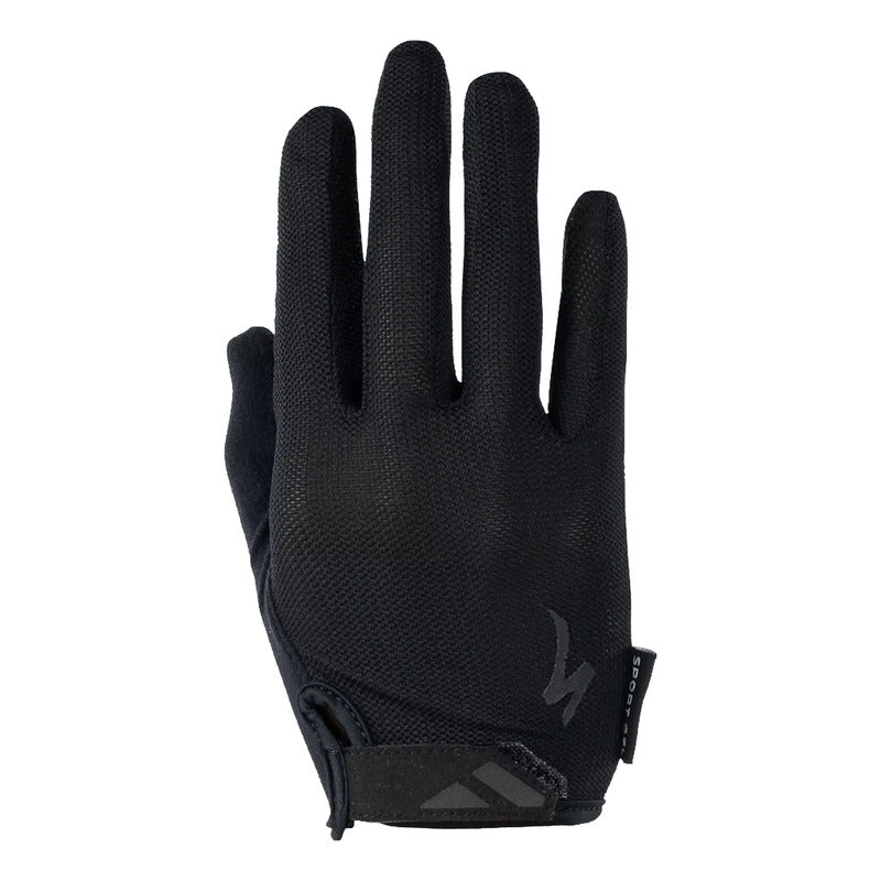 Guantes Bicicleta Specialized Body Geometry Gel Dedo Largo Negro Talla L