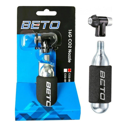 Bombin Inflador Co2 Beto 16g Valvula Auto Y Presta Francesa Mi tienda-Repuesto-de-bicicleta