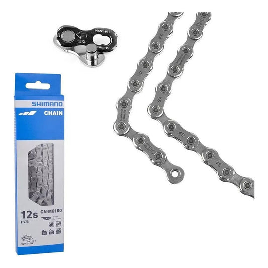 Cadena Bicicleta Shimano Deore M6100 12v 126l 1x12 Original Mi tienda-Repuesto-de-bicicleta