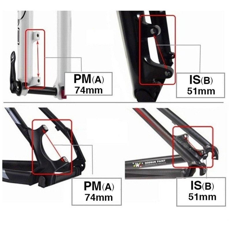 Adaptador De Freno De Disco Shimano Pm 180mm Del. / Tras. Mi tienda-Repuesto-de-bicicleta