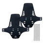 2x Tapabarros Enlee Bicicleta Mtb Delantero / Trasero