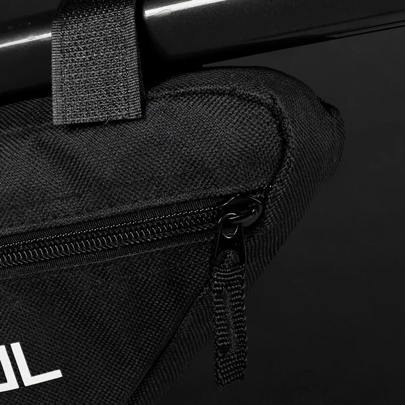 Bolso Triangular Cuadro Bicicleta Ergonomico Mtb Ruta Gravel Negro/azul