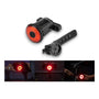 Luz Trasera Led Bicicleta Rockbros Usb 500mah Ipx6 C/ Sensor Luz Roja