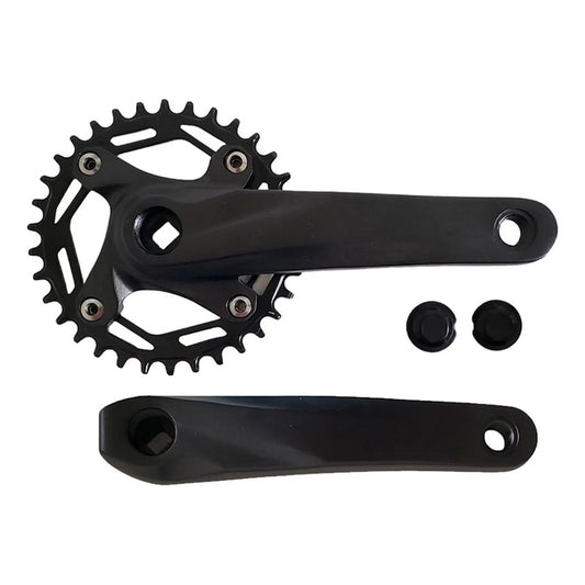 Volante Monoplato Aleacion Eje Cuadrado Corona 34t Y Pernos Mi tienda-Repuesto-de-bicicleta
