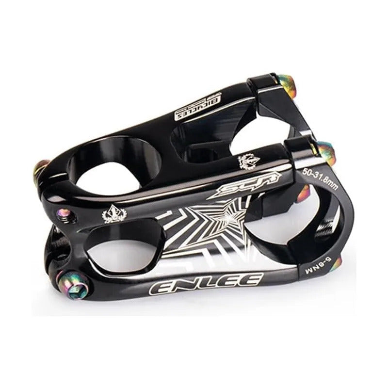 Tee Potencia Enlee Cnc 50mm 31.8mm Mtb Enduro Dh Negro 5 Cm