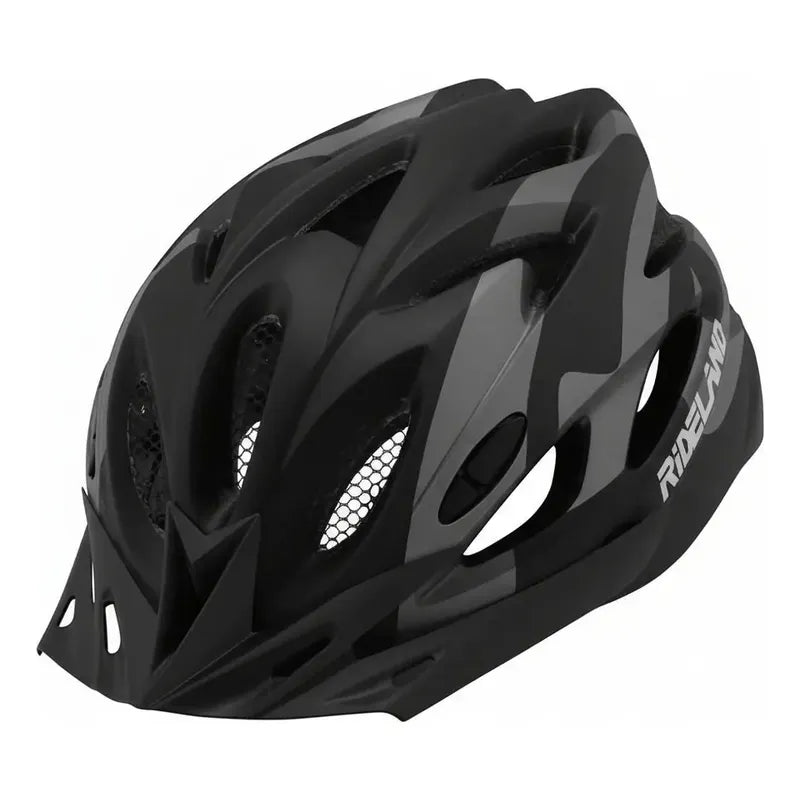 Casco De Bicicleta Certificado Rideland Fungo Mtb Ruta Negro-gris S/m (54-58cm)