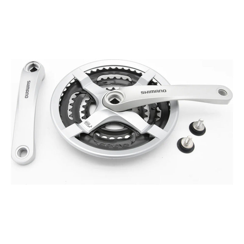 Volante Triple Plato Shimano Tourney Fc-ty501 6v 7v 8v 9v Mi tienda-Repuesto-de-bicicleta