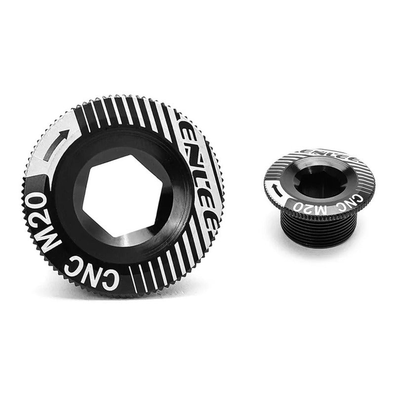 Tapa Perno Aprieta Bielas Volante M18 M20 Full Cnc Colores Mi tienda-Repuesto-de-bicicleta
