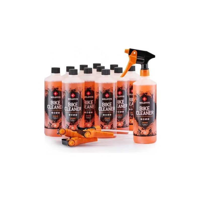 Kit Desengrasante Limpiador De Cadena 1lt + Aceite Weldtite Morado/naranja