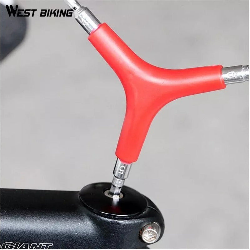 Llaves Hexagonales Allen Tipo Y Triangular Bicicleta 4 5 6mm Mi tienda-Repuesto-de-bicicleta