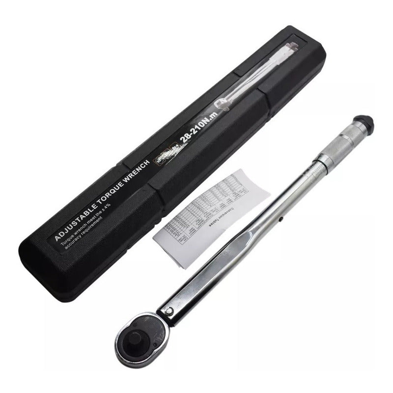 Llave De Torque Torquimetro 1/2'' 28 A 210 Nm Profesional Mi tienda-Repuesto-de-bicicleta