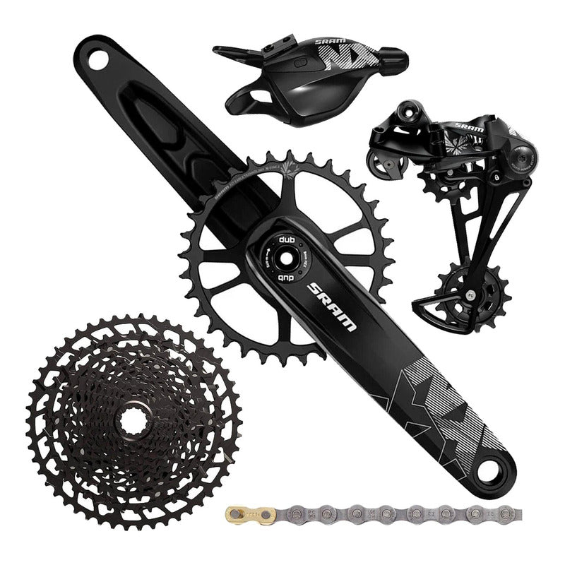 Kit Transmisión 12v Sram Eagle Nx Dub 11-50t Boost 1x12 Mi tienda-Repuesto-de-bicicleta