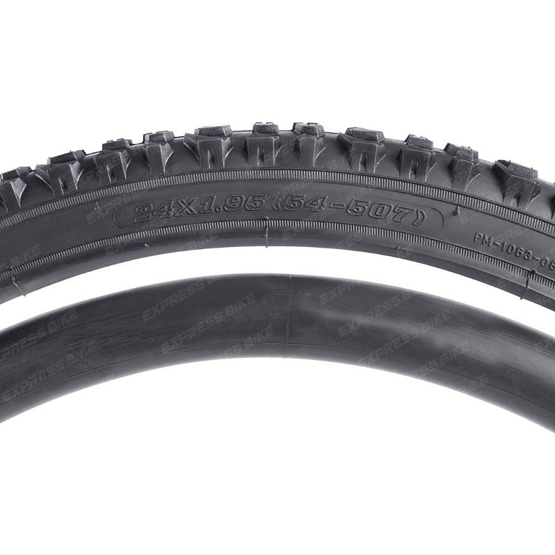 Pack 2 Neumaticos Y Camaras Aro 24 X 2.125 Rocky Mtb Mi tienda-Repuesto-de-bicicleta