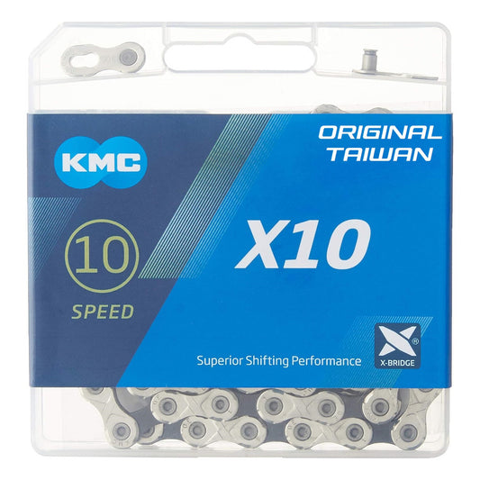 Cadena 10v Kmc X10 116 Eslabones 1x10 Original Taiwan Mi tienda-Repuesto-de-bicicleta