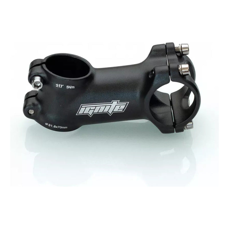 Tee Potencia Negativa -17 Grados 31.8mm Full Cnc 70mm Mi tienda-Repuesto-de-bicicleta