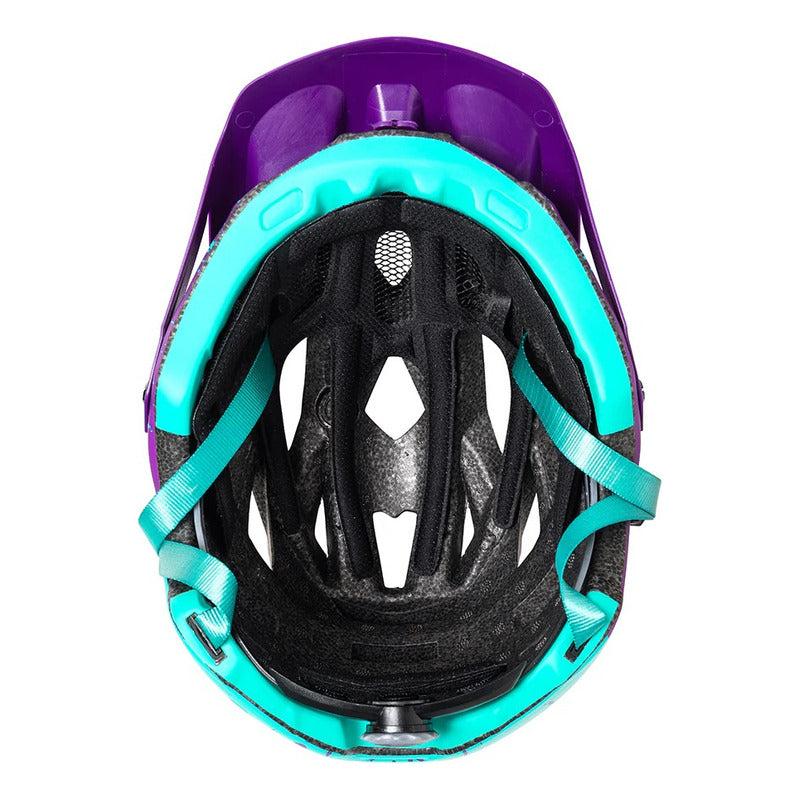 Casco Bicicleta Certificado Trip Mujer Fidlock Purple Blue Violeta S/m