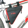 Bolso Triangular Cuadro Bicicleta Ergonomico Mtb Ruta Gravel Negro/rojo