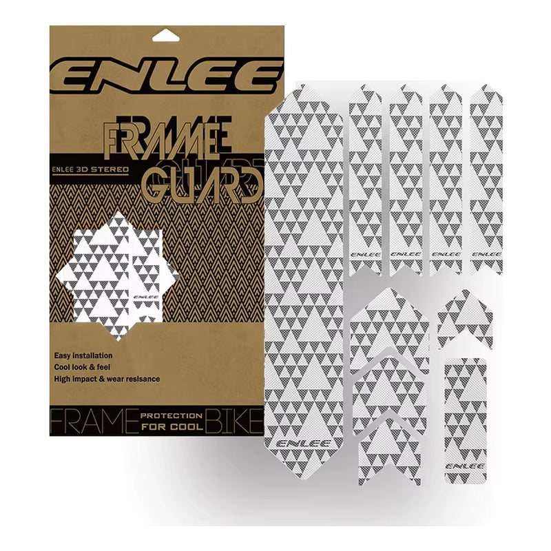 Kit Proteccion Para Cuadro Marcos De Bicicleta Adhesivo 3d Transparente Diseño