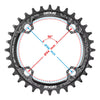 Corona Monoplato Narrow Deckas 94bcd Y 96bcd 34t Redonda Mi tienda-Repuesto-de-bicicleta