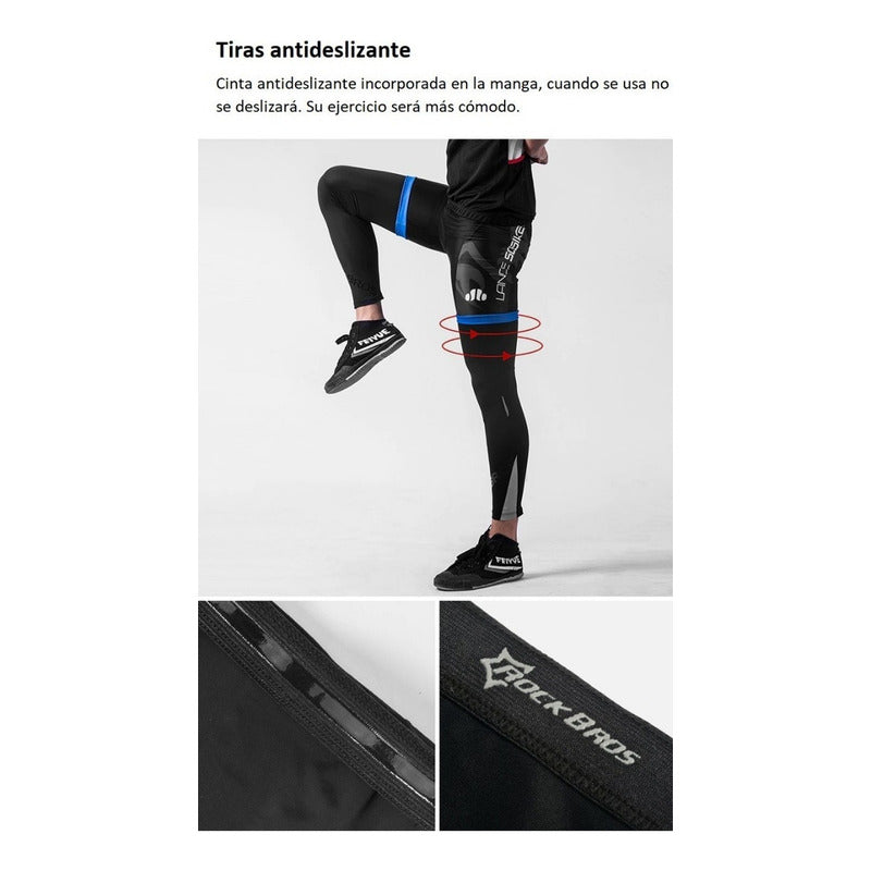 Pierneras Manga Pierna Ciclismo Deporte Reflectante Rockbros Mi tienda-Repuesto-de-bicicleta