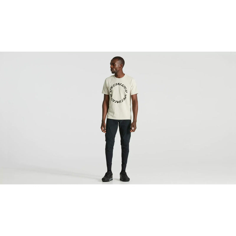 Polera Manga Corta Ciclismo Specialized Twisted Tee Unisex White Mountains L