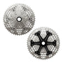 Piñon Shimano Deore Cs-m6200 12v 10-51t Microspline Original Plateado 10 51
