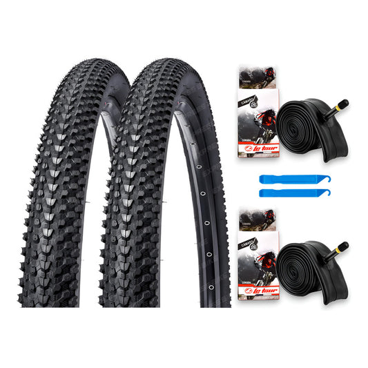Pack 2 Neumaticos Y Camaras Aro 26 X 2.10 C/ Desmontadores Mi tienda-Repuesto-de-bicicleta