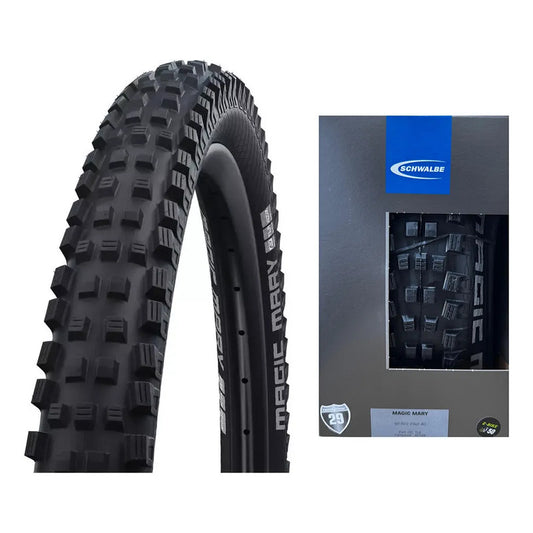 Neumatico 29x2.40 Schwalbe Magic Mary Dd Raceguard Tubeless Negro