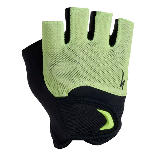 Guantes Bicicleta Specialized Body Geometry Niños Dedo Corto Negro/lima Talla M