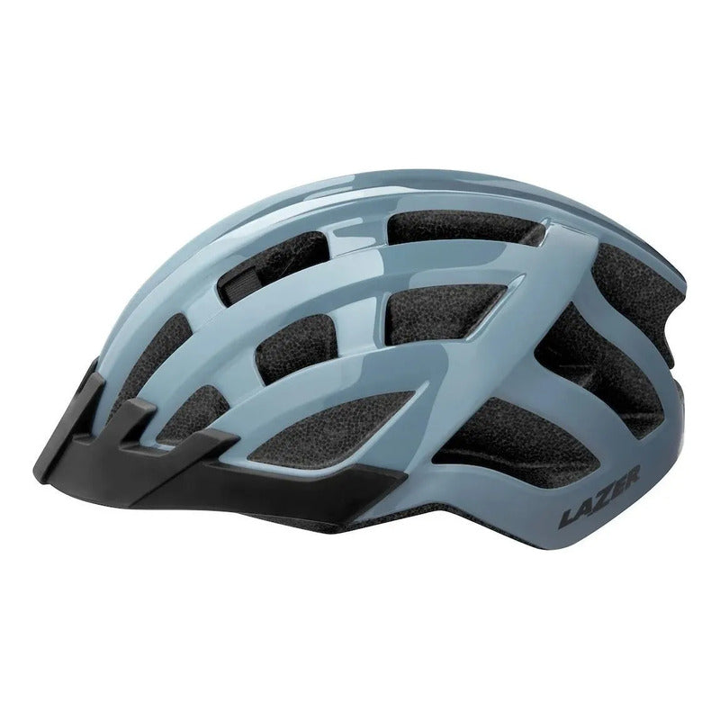 Casco Bicicleta Certificado Lazer Compact Steel Gray Mtb Gris Acero Talla Única 54 - 61