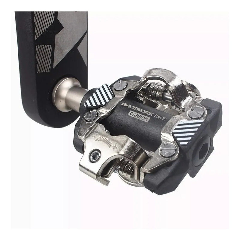 Pedales De Fijación Anclaje Spd Con Calas Mtb Xc Enduro Mi tienda-Repuesto-de-bicicleta