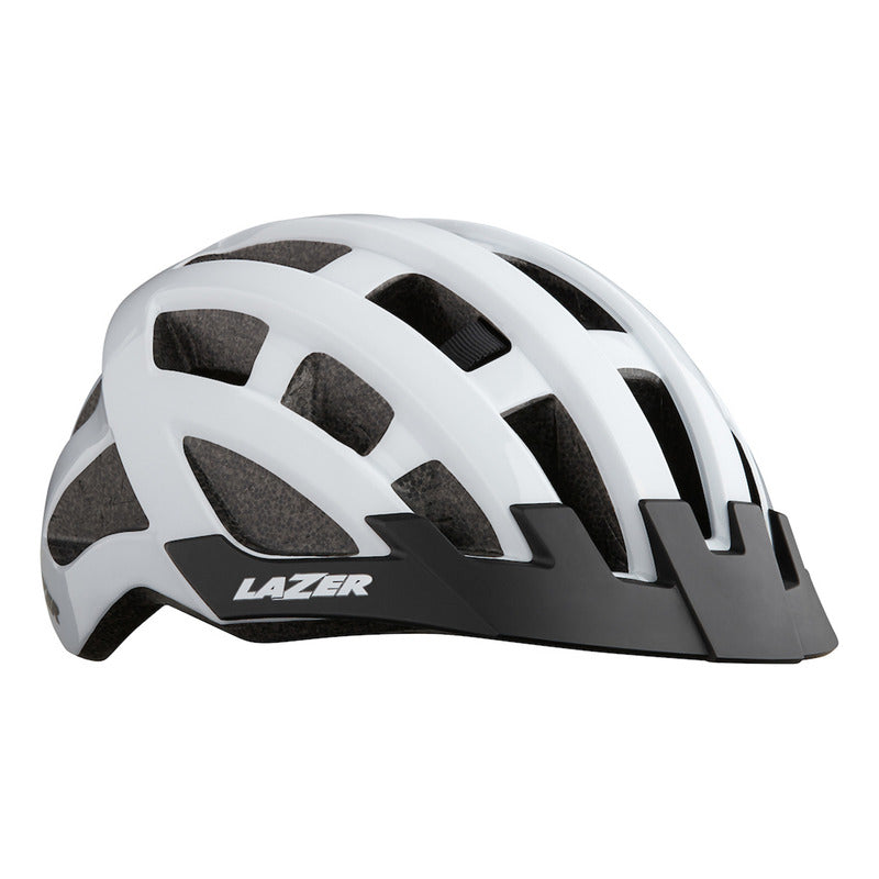 Casco Bicicleta Lazer Compact White Certificado Mtb Ruta Mi tienda-Repuesto-de-bicicleta