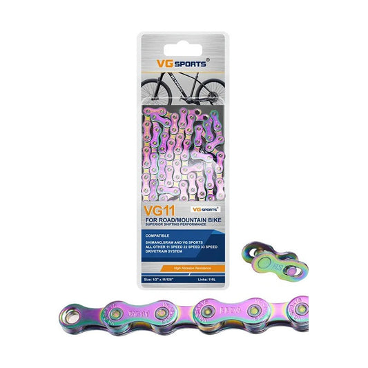 Cadena 11v Velocidades Multicolor Mtb Ruta Ultra Ligera Mi tienda-Repuesto-de-bicicleta