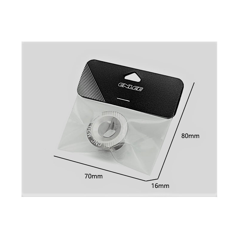 Tapa Perno Aprieta Bielas Volante Monoplato M18 Full Cnc Mi tienda-Repuesto-de-bicicleta
