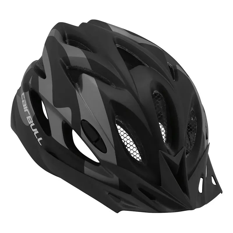Casco De Bicicleta Certificado Rideland Fungo Mtb Ruta Negro-gris S/m (54-58cm)