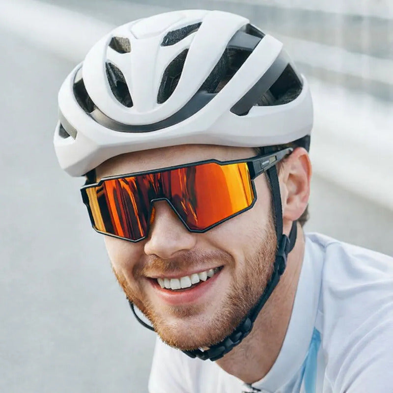 Lentes Polarizados Rockbros Certificados Ciclismo Running Polarizado Gris Oscuro