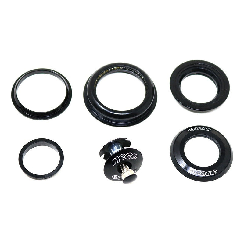 Juego Dirección Bicicleta Neco Cónico Semi-integrado 55x44mm Mi tienda-Repuesto-de-bicicleta