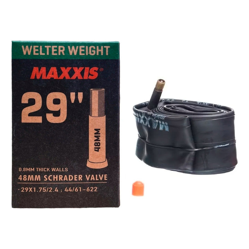 Camara Maxxis Aro 29 X 1.75-2.40 Valvula Auto Schrader Mi tienda-Repuesto-de-bicicleta