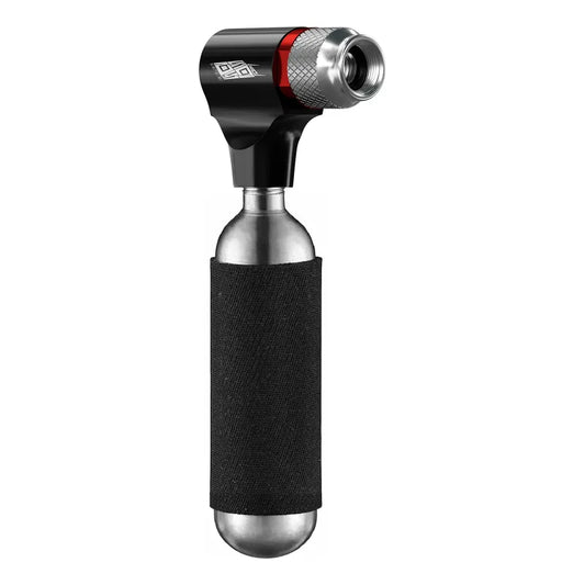 Bombin Inflador Co2 Enlee 16g Valvula Auto Y Presta Francesa Negro