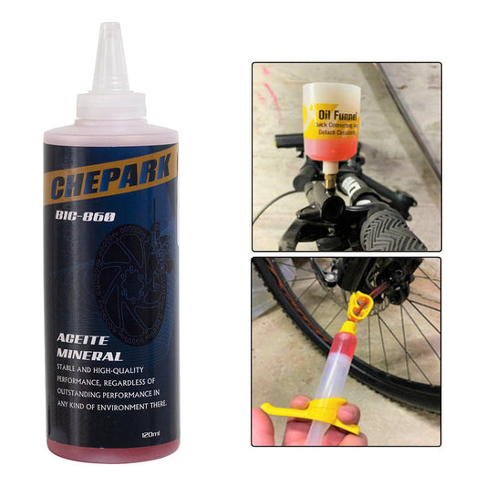 Aceite Mineral Chepark Para Frenos Shimano Tektro 120ml Mi tienda-Repuesto-de-bicicleta