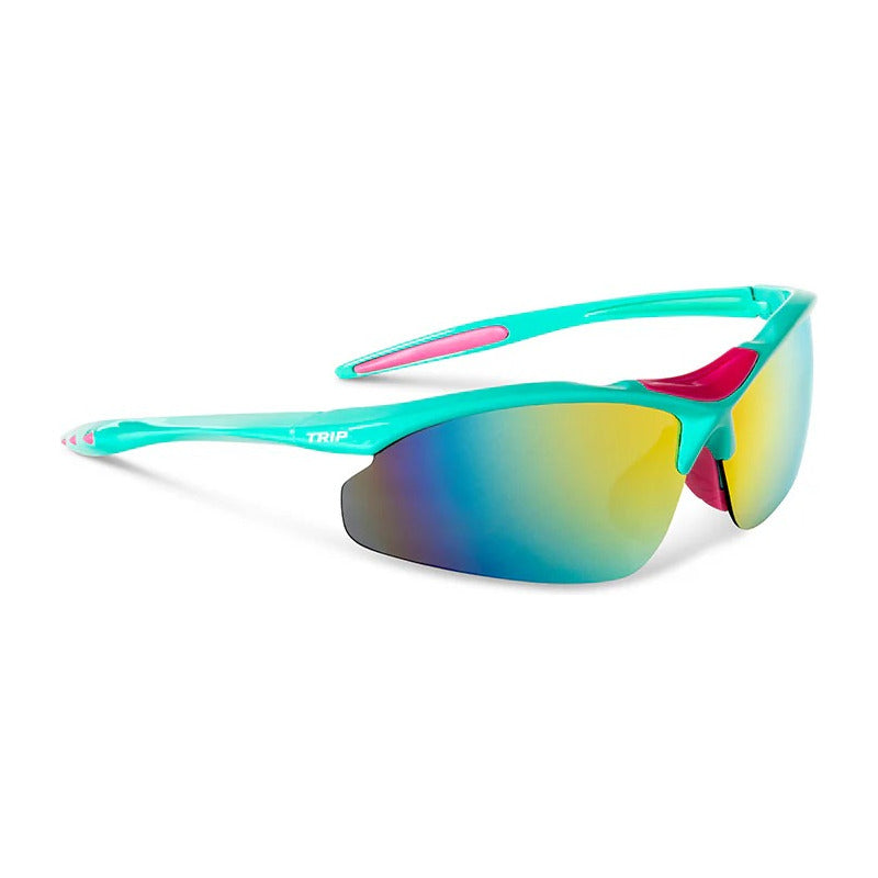 Lentes Gafas Ciclismo Deportivas Certificadas Trip 5 Micas Intercambiables Turquesa