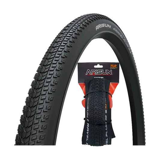 Neumatico 700x38c Arisun Gravel Plus Kevlar Tubeless 120tpi Mi tienda-Repuesto-de-bicicleta