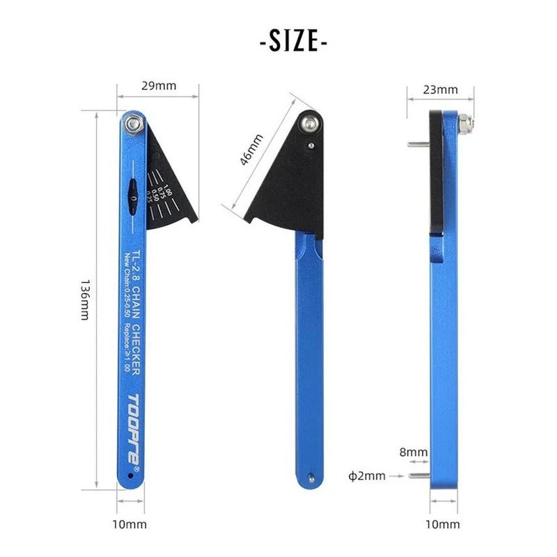 Indicador Medidor Profesional De Desgaste Cadena Bicicleta Mi tienda-Repuesto-de-bicicleta