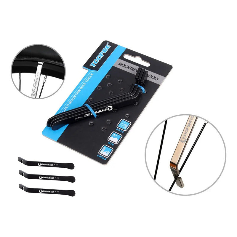 Pack 3 Desmontadores De Neumatico Bicicleta Toopre Mtb Ruta Mi tienda-Repuesto-de-bicicleta